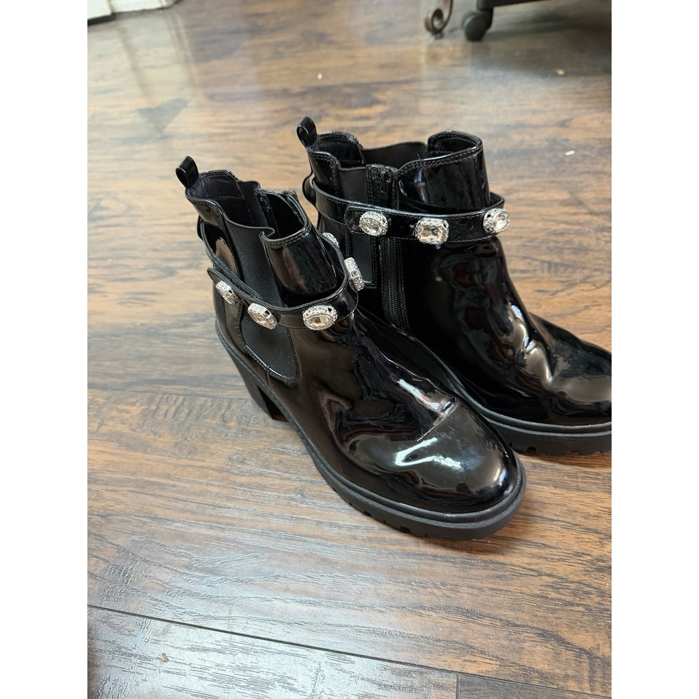 Torrid Embellished Ankle Strap Bootie 10.5WW